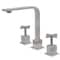 Novatto MULD Widespread 2-Handle Lavatory Faucet in Brushed Nickel with Drain NBF-836BN-PUD - alternate 4